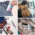 thumbnail image 3 of Compact Umbrella Windproof Folding Umbrella,Foldable Travel Umbrella,Mini 8 Ribs Umbrella with Capsule Case,UV Protection,Rainbow Portable Pocket Umbrella for Men, 3 of 4