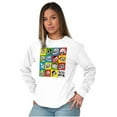 thumbnail image 4 of Funny Troll Face Internet Meme Unisex Plus Size Long Sleeve Tee Shirt Brisco Brands 2X, 4 of 5