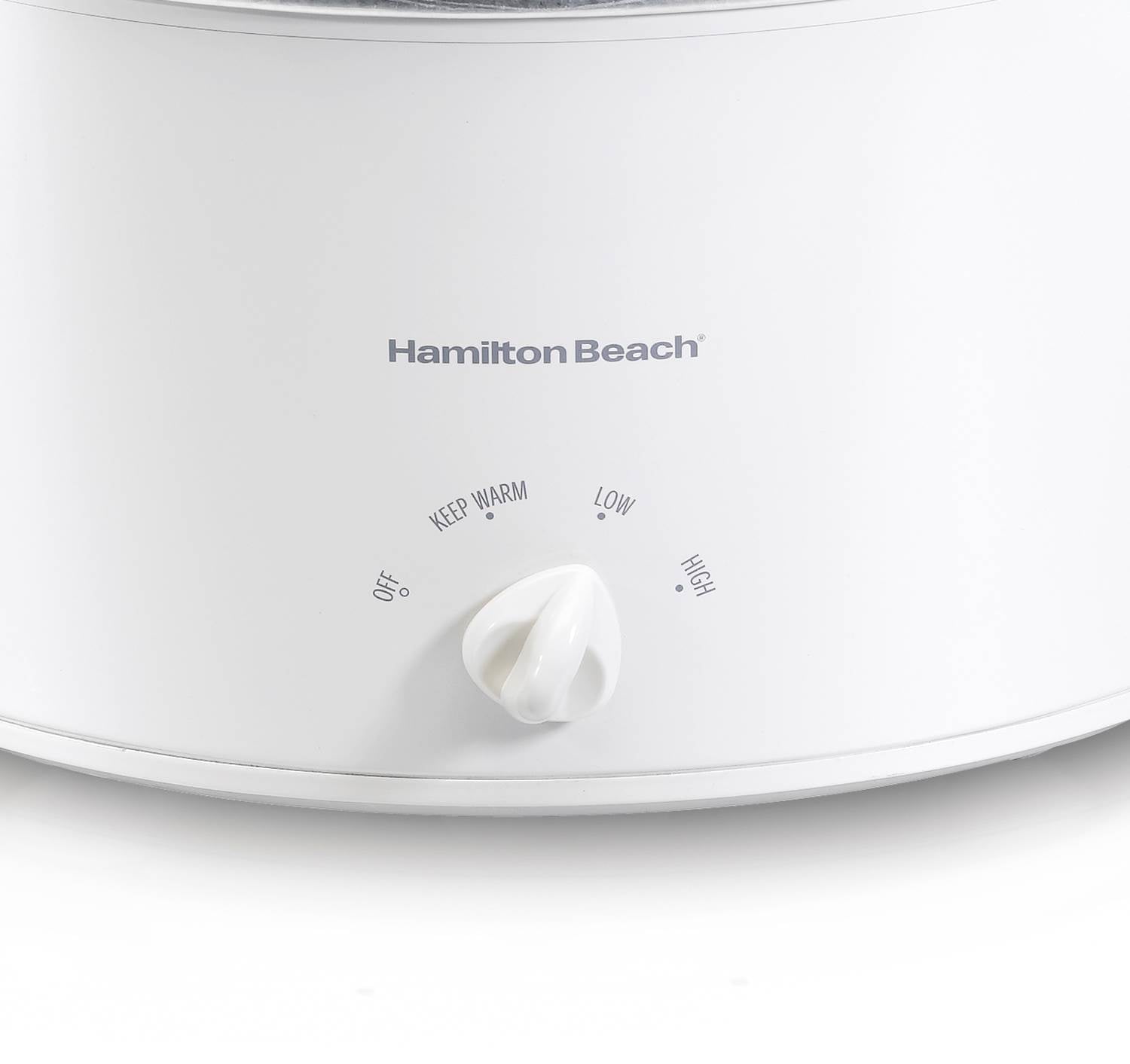 Hamilton Beach 8-Quart Slow Cooker White 33181 - Best Buy