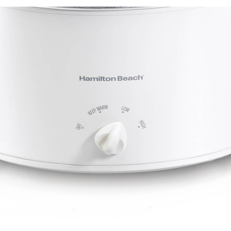 Hamilton Beach 8-Quart Slow Cooker White 33181 - Best Buy