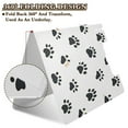 thumbnail image 2 of FORMRS A4 Clipboard Folder with Pen Holder Horizontal Foldable School Office Binder, Black Cartoon Cat Paw, 2 of 9
