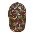 thumbnail image 4 of Naloa Original Classic Low Profile Hat Men Women Baseball Cap Dad Hat Adjustable Unconstructed Frogs and Mushrooms Print Cap, 4 of 9
