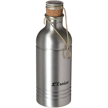 0150201 Eroica Water Bottle, 600ml, Silver Elite