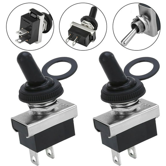 2PCS Toggle Switch KN3D-101 On/Off Switch 25A 12V 2 Pin Locking Waterproof