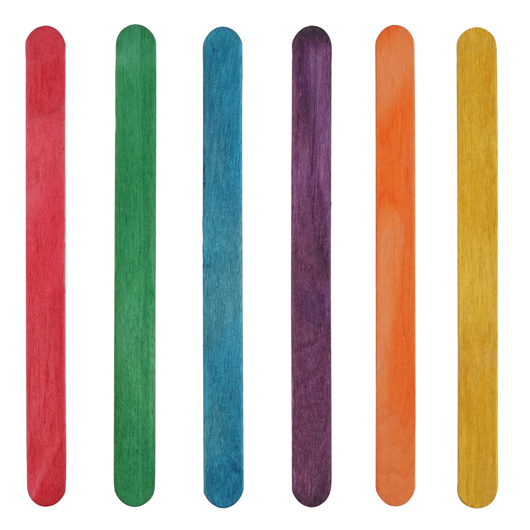 12 Packs: 450 ct. (5,400 total) 4.5" Multicolor Craft Sticks by Creatology