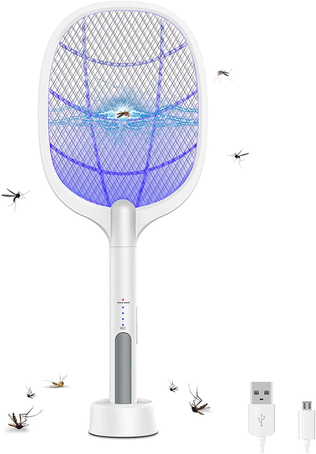 Enoz Plastic Head Wire Handle Fly Swatter Mosquito Killer 2ct for sale online 