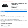 thumbnail image 2 of Tailgate Handle - Compatible with 1997 - 2003 Ford F-150 1998 1999 2000 2001 2002, 2 of 2