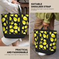 thumbnail image 6 of Insulated Cooler Bag, Light Bulb Pattern Bright Large Freezer Cooler Tote Bags Insulated for Food, Insulated Grocery Shopping Bags with Zippered Top for Travel School Picnic, 6 of 8