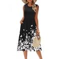 thumbnail image 2 of Vestido Zeagoo, camiseta floral sin mangas de verano con bolsillos, 2 of 6