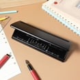 thumbnail image 7 of NICEXMAS Compact Metal Six Hole Punch Paper Puncher Manual Spiral Hole Punch Black, 7 of 7