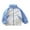 Blue, variant on Coerni Fleece Jacket for Toddler Boys Girls Collar Zip Long Sleeved Winter Jacket Thicken Warm Winter Coat Outerwear