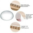 thumbnail image 4 of 100 Capsules Self-Adhesive Rubber Furniture Bumper Pads for Doors Cabinets Drawers Furniture Glass T transparent silica gel, 4 of 6