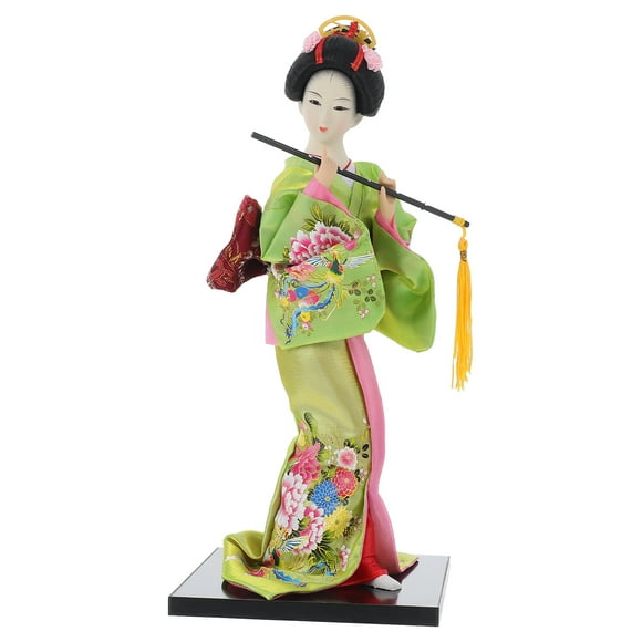 Muñeca geisha kabuki japonesa, decoración de mesa, adorno de escritorio de estilo japonés