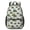 Tractor and Leaves, variant on Tractor and Stars White Pattern 17" School Backpacks for Teens,Waterproof Oxford Fabric,S-Shape Padded Straps for School,Travel,Hiking,Camping