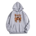 thumbnail image 4 of Yutgune Graphic Hoodies for Women Game Day Football Graphic Drawstring Pocket Pullover Hoodies Hooded Sweatshirt for Women, 4 of 5