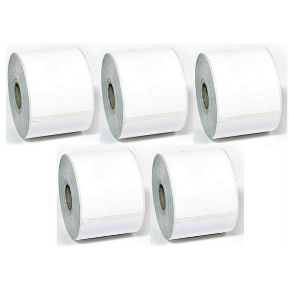 PrinterDash Compatible Replacement for Dymo White Large Shipping Labels (2.3in x 4in) (5/PK-300 Labels) (30256_5PK)