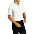 thumbnail image 4 of Yellow Rooster Mens Short Sleeve SuperPro React Male Polo Shirt White M, 4 of 7