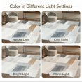thumbnail image 7 of ODIKA 8'x10' Washable Area Rug Table Abstract Geometric Farmhouse Lines Subtle Distressed Detail for King Size Bedroom Under Bed, Master Suite, Non-Shedding, Easy Care, 7 of 7