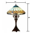 thumbnail image 4 of RADIANCE Goods Tiffany-Style Mission Stained Glass Table Lamp 25" Height, 4 of 4