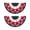 F, variant on KOYPTL 4th of July Decorations,2Pcs USA Pleated Fan Flags,Half Fan Bunting Flag,Patriotic Bunting USA Half Fan Flag for Fourth of July Independence Day Memorial Day Home Yard Outdoor Decor
