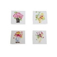 thumbnail image 5 of Rosanne Beck Collections Botanical Flowers in Vase Hand Embellished Glittered Gift Enclosure Cards Box of 12 Assorted Cards with Envelopes, 5 of 6