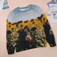 thumbnail image 6 of Farm Cows Womens Oversized Sweatshirts Hoodies Crewneck Casual Tops Comfy FallWinter Clothes 2024, 6 of 7