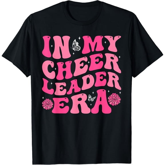 Exquisite and comfortable-In My Cheerleader Era Cheer Coach Cheerleading Women Girls T-Shirt