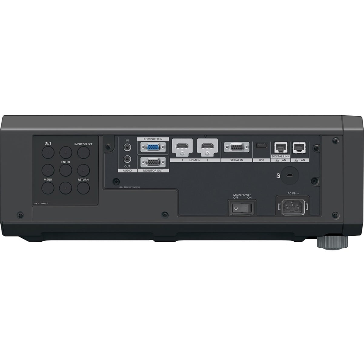 Panasonic PT-FRQ60 DLP Projector, 16:9, Ceiling Mountable, Floor Mountable, Black