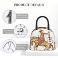 thumbnail image 4 of Daiia Cowboy Rodeo Guitar Pattern Lunch Bag , Insulated Lunch Box, Small Leakproof Cooler Food Lunch Containers Reusable High Capacity Lunch Tote Bags-One Size, 4 of 6