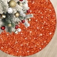thumbnail image 1 of Falda para árbol de Navidad MODFUNS, lentejuelas, color naranja quemado, 90 cm, 1 of 6