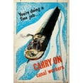thumbnail image 2 of Anonymous 11x14 Gold Ornate Wood Frame and Double Matted Museum Art Print Titled - You’Re Doing a Fine JobCarry On, Canal Workers (Between 1939 and 1946), 2 of 4