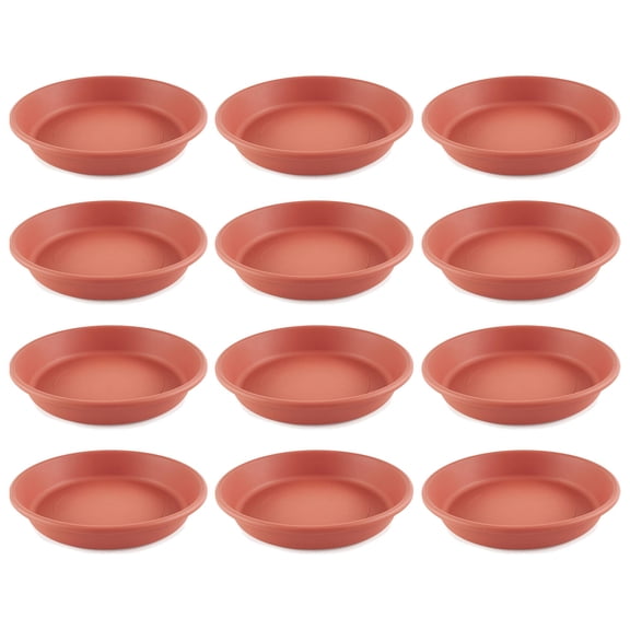 HC Companies Classic Tray Saucer for 20 Inch Planters, Terracotta (12 Pack)