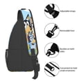 thumbnail image 4 of Kowoue Bluey Pattern Sling Backpack Crossbody Shoulder Bags for Men Women Small Daypacks Chest Bag Hiking Travel Sport Climbing Runners, 4 of 8