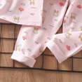 thumbnail image 6 of TOWED22 Toddler Baby Boy Clothes Contrast Color Sweatshirt Pullover Tops + Casual Pants Fall Winter Outfit Set Size:6-7 Y,Color:Light Pink, 6 of 6