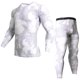thumbnail image 1 of Soidarity Conjuntos de ropa interior térmica para hombre, deportes, entrenamiento a prueba de viento, mallas de manga larga elásticas Uniforme atlético Blanco L, 1 of 6