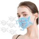 thumbnail image 2 of ZHAOCHENG Soporte facial de silicona 3D, soporte protector facial para un espacio de respiración más cómodo, soporte protector de lápiz labial, mantiene el tejido fuera de la boca 5 piezas, 2 of 5