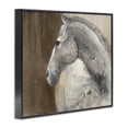 thumbnail image 2 of Stupell Industries Farmhouse Horse Portrait Looking Back Black Framed Giclee Art, 20 x 16, by Albena Hristova, 2 of 7