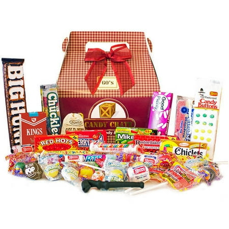 Candy Crate 1960's Retro Candy Gift Box, 2.5 lbs