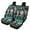 Southwest American Tribal Horse Teal Gray, variant on Renewold Car Front Back Seat Covers Full Set 4 PCS, Universal Fit Most Cars SUV Vans Trucks, Auto Accessories Decor for Women Men, Southwest American Tribal Horse Teal Gray