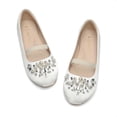 thumbnail image 5 of Dream Pairs Girls Slip-On Shoes Children Party Dress Dance Shoes Flat Shoes IVORY US SIZE 3, 5 of 6
