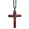 thumbnail image 3 of Collar de madera de Pascua, hecho a mano, con colgante de madera, regalo ecológico, diseño minimalista, cadena ajustable, ideal para oficina o dormitorio., 3 of 8
