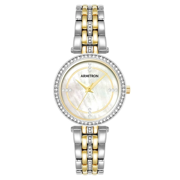 Armitron Womens genuine crystal Accented Bracelet Watch 755803Two