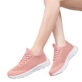 thumbnail image 6 of PEASKJP Womens Sneakers Women’s Running Shoes Tennis Fashion Walking Sneakers Lightweight Athletic Jogging Shoes Pink,8, 6 of 9