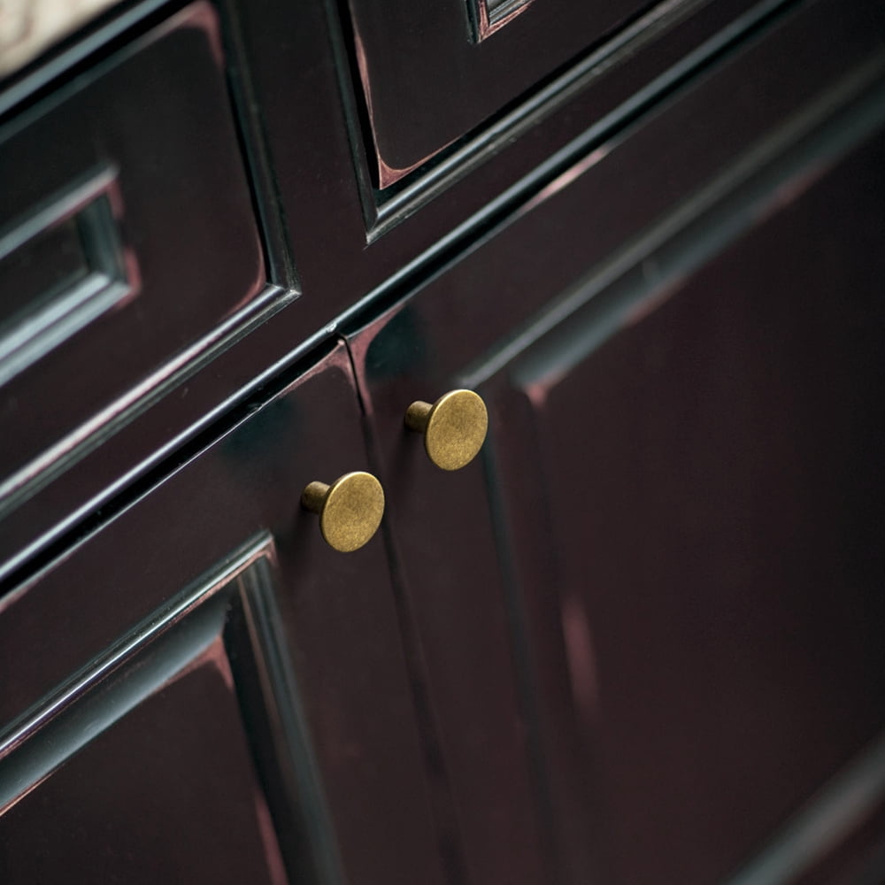 Goo-Ki Antique Brass Cabinet Drawer Knobs, Zinc Alloy Cabinet Handles Hardware for Dresser,Wardrobe,Cupboard, 6 Pack