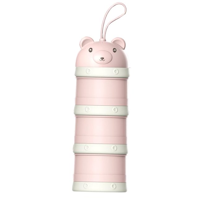 Dispensador portátil de fórmula para bebé IENYPA, libre de BPA, 7 x 7 x 24 cm