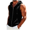 thumbnail image 5 of Edvintorg Women's Fashion Hoodies & Sweatshirts Plus Size Fashion Sleeveless Lightweight Zip Up Tops with Pockets Sweatshirt for Women Black XL, 5 of 9