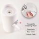 thumbnail image 5 of Electric Toothpaste Squeezer with Sensor Wall-Mounted Toothpaste Holder for Washroom Bathroom (White), 5 of 5