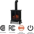 thumbnail image 5 of Real Flame Foster 25" Electric Fireplace in Black, 5 of 6