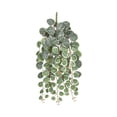 thumbnail image 2 of Plantas Artificiales De Plástico Planta artificial colgante de ratán verde, enredadera de plástico para decoración de pared, bodas y hogar (1 pieza) Rkxzt, 2 of 6