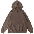 thumbnail image 5 of Vintage Oversized Hoodies For Women Pullover Plain Hoodie Blank Baggy Drop Shoulder Sweatshirts Loose Fit Top, 5 of 5
